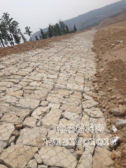 護坡格賓石籠